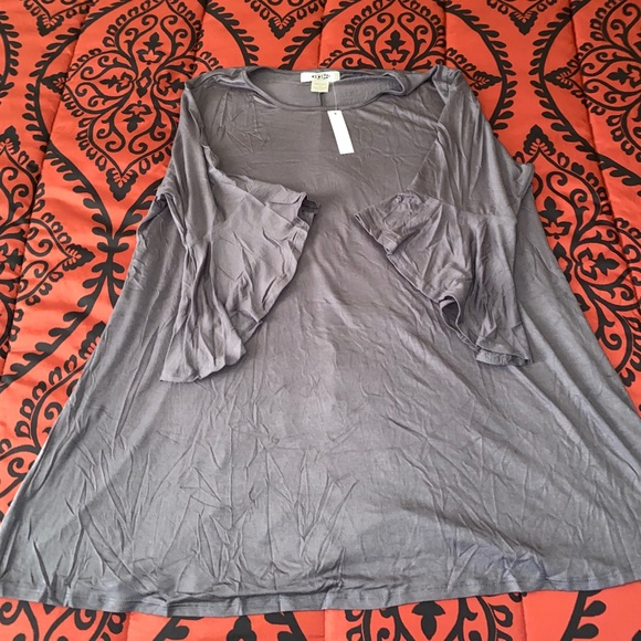 Blouse blue grey color - Picture 1 of 1